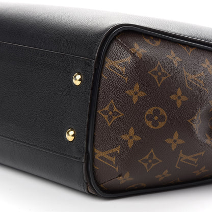Louis Vuitton Calfskin Monogram Kimono Tote Black 9 of 9
