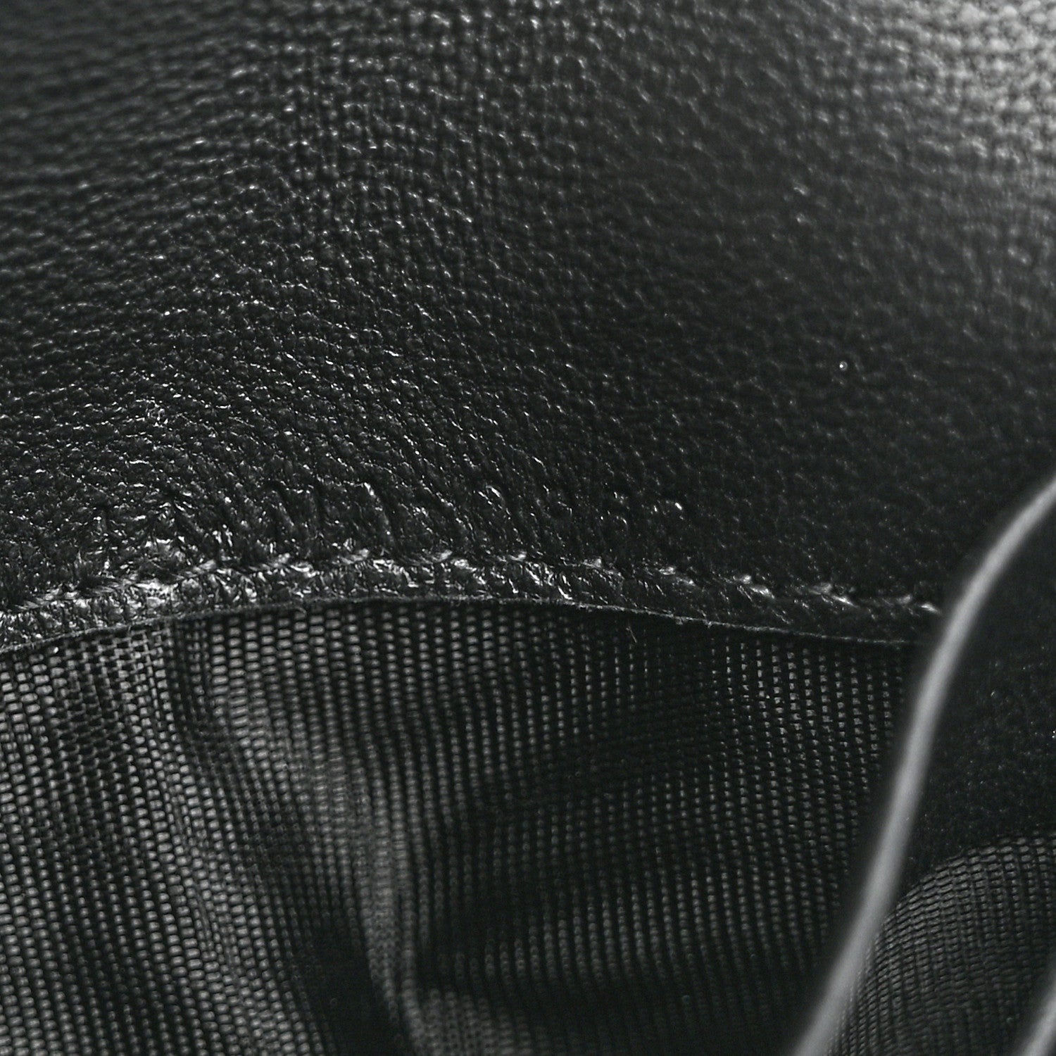 Christian Dior Grained Calfskin Saddle Card Holder Black 8 of 9