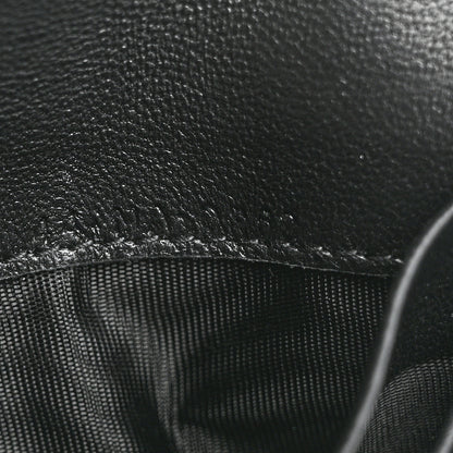 Christian Dior Grained Calfskin Saddle Card Holder Black 8 of 9