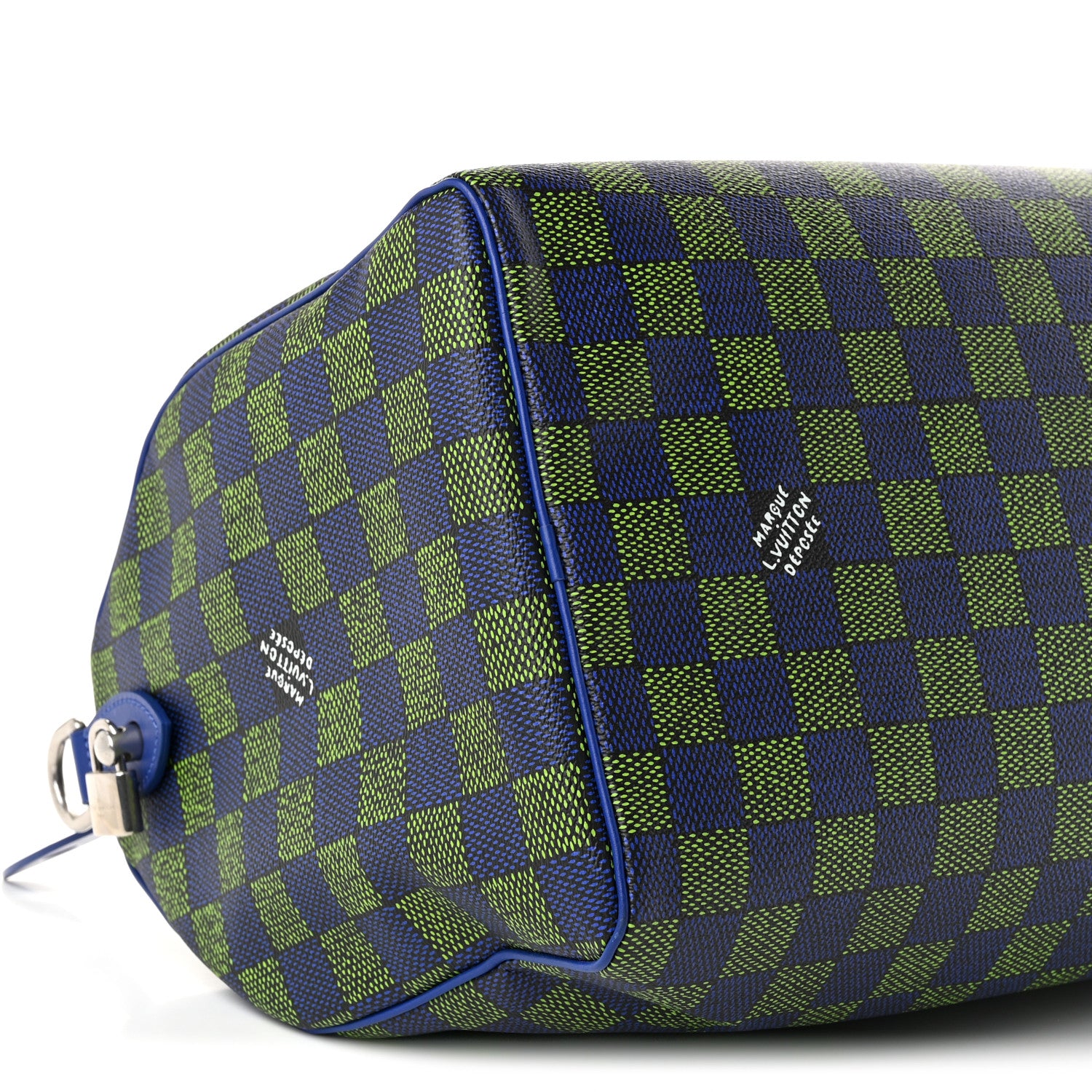 Louis Vuitton Damier Heritage Speedy Bandouliere 40 Blue Green 8 of 9