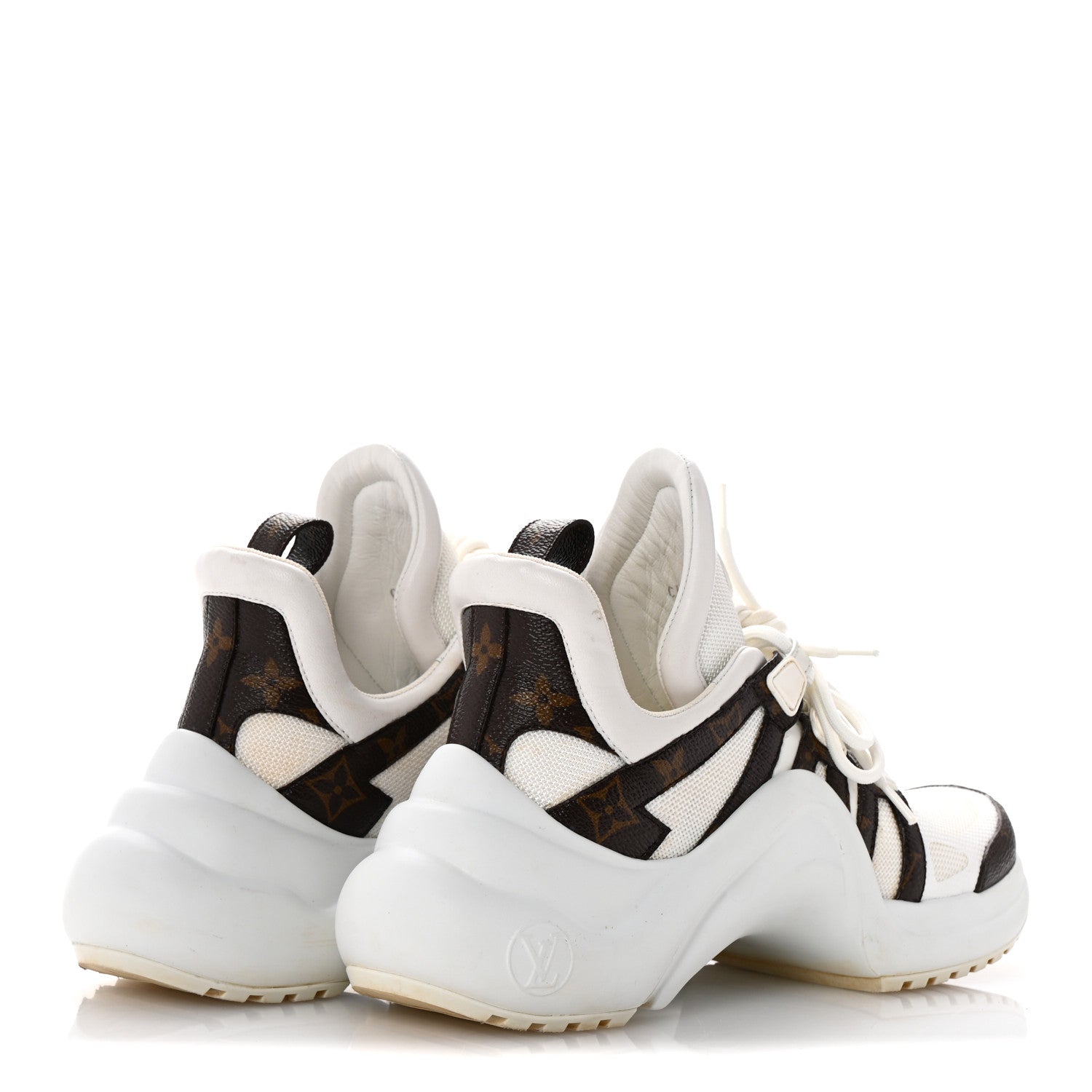 Louis Vuitton Patent Monogram LV Archlight Sneakers 39 White 5 of 10