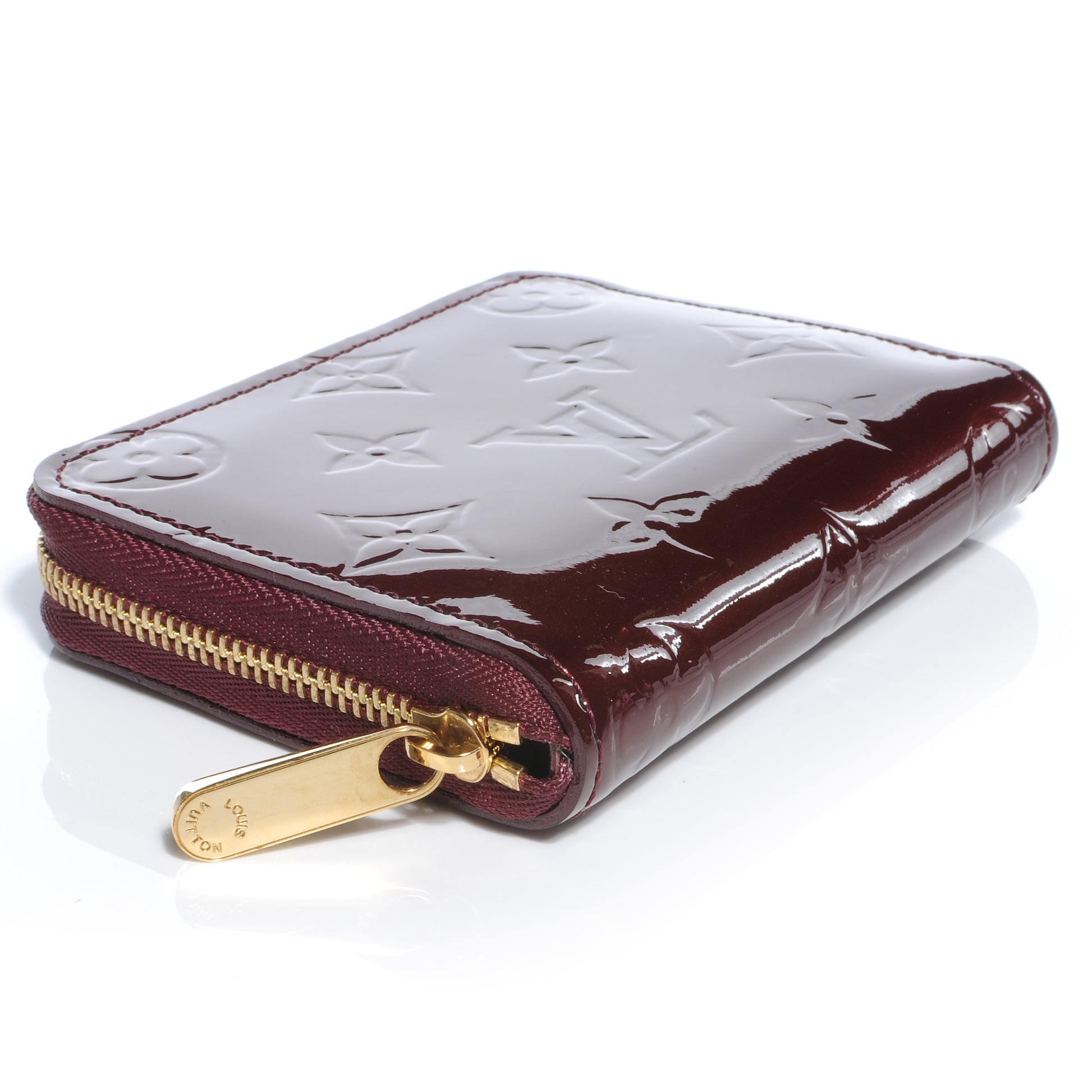 Louis Vuitton Vernis Zippy Coin Purse Rouge Fauviste 3 of 6