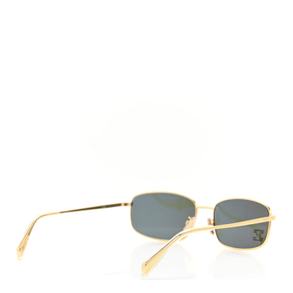 Celine Metal Rhinestone Sunglasses CL40285U Gold 7 of 16