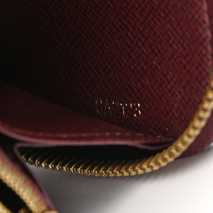 Louis Vuitton Damier Paillettes Zippy Wallet Red 7 of 9