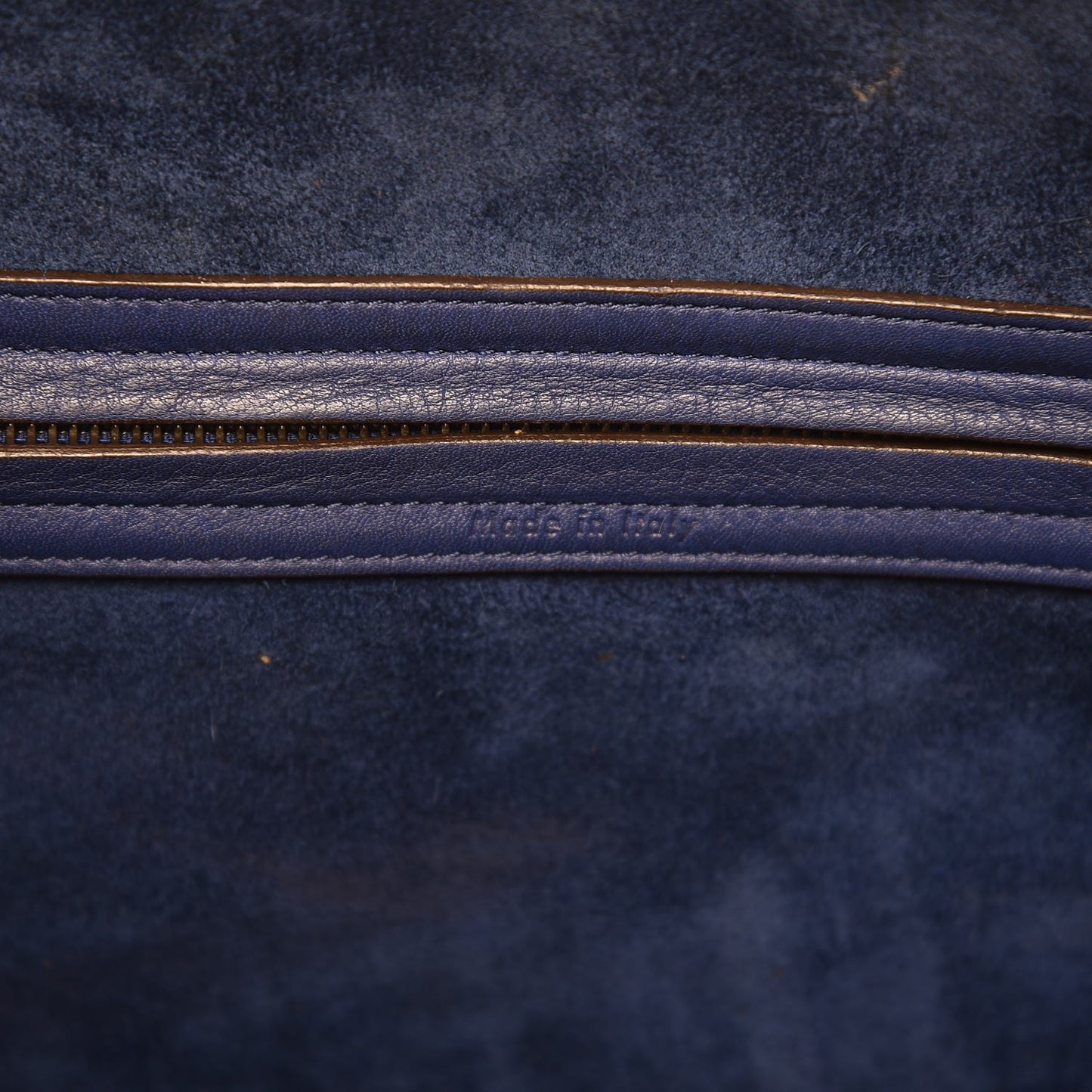 Supple Calfskin Medium Phantom Luggage Indigo