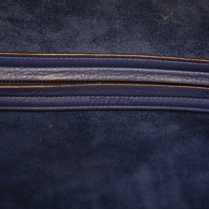 Celine Supple Calfskin Medium Phantom Luggage Indigo 6 of 25