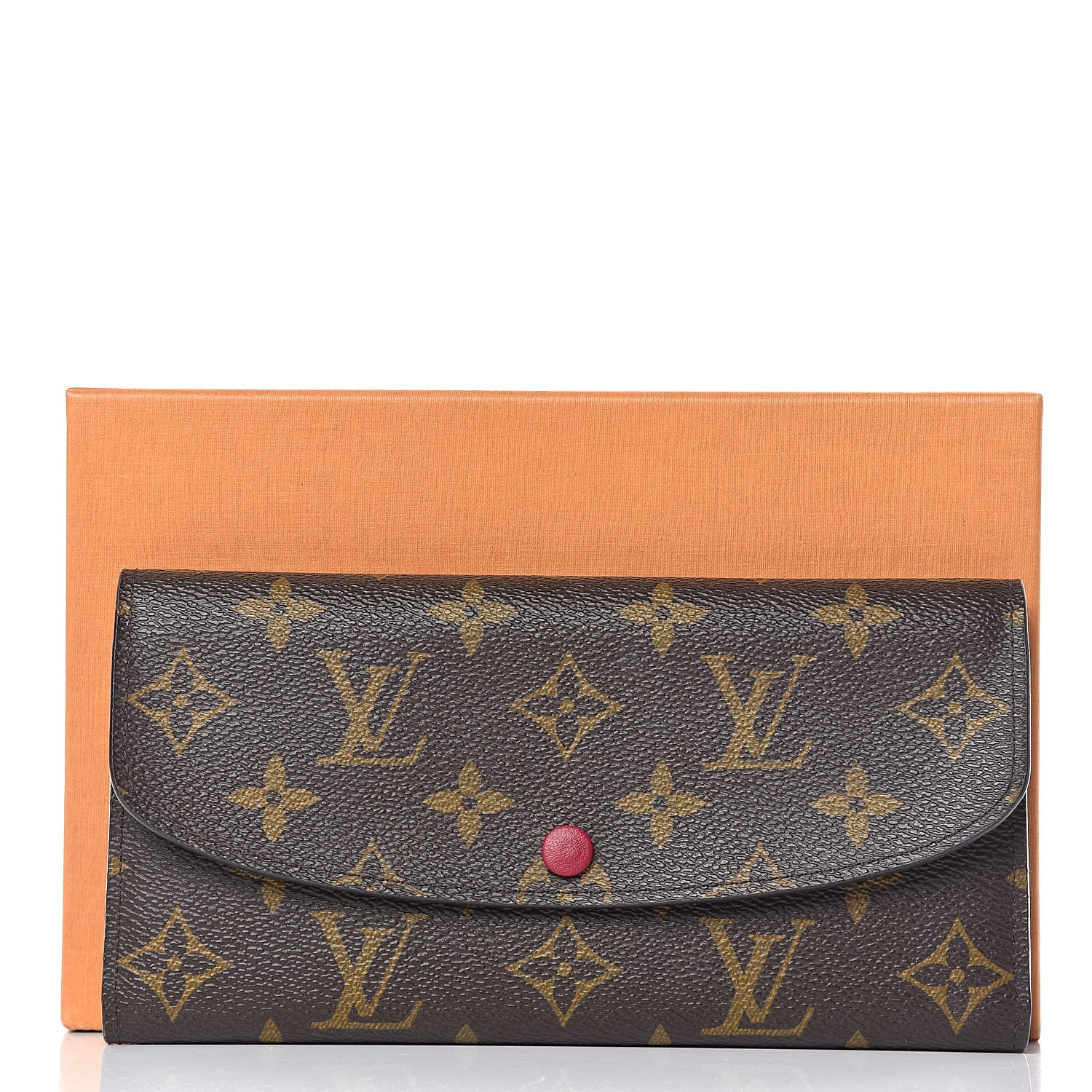 Louis Vuitton Monogram Emilie Wallet Fuchsia 9 of 9