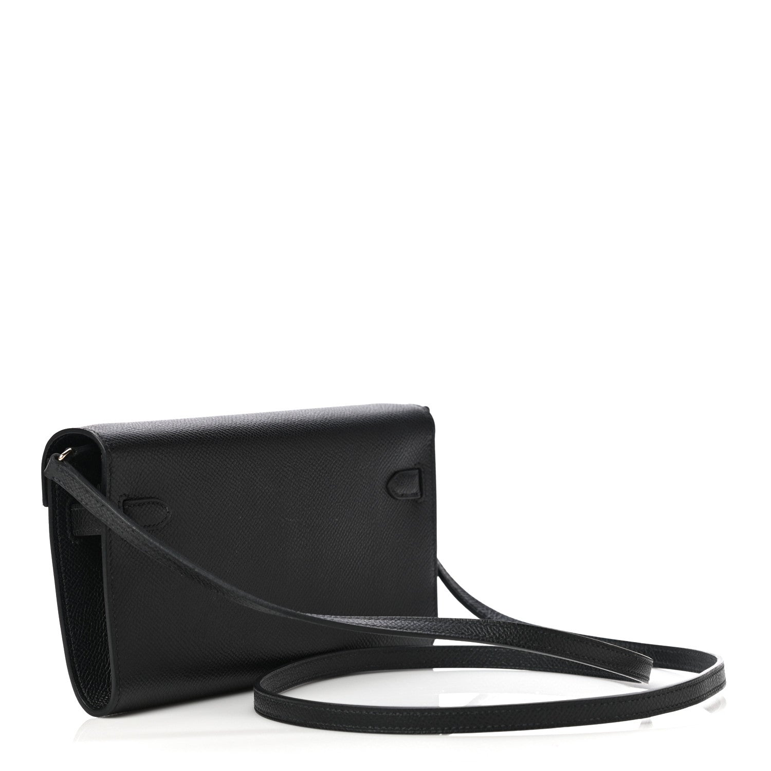 Hermes Epsom Kelly Wallet To Go Black 3 of 10