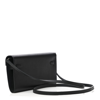 Hermes Epsom Kelly Wallet To Go Black 3 of 10
