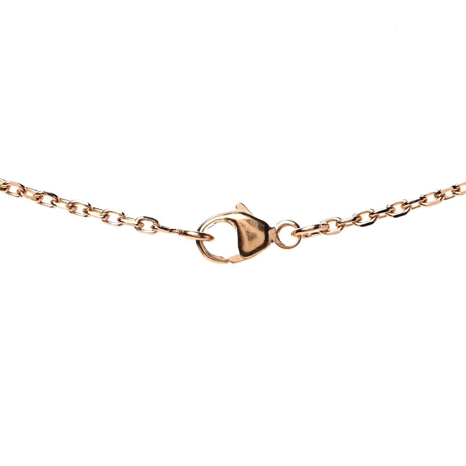 Hermes Lacquered Gold Mini Pop H Pendant Necklace Rose Dragee 3 of 4