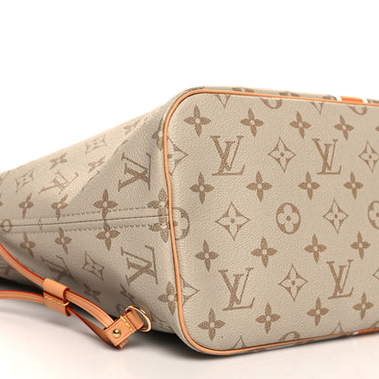 Louis Vuitton Monopaname Neverfull MM Beige Ocher 9 of 10