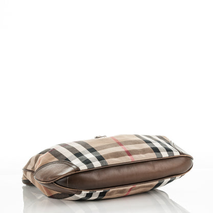 Burberry House Check Brooke Hobo Brown 4 of 8