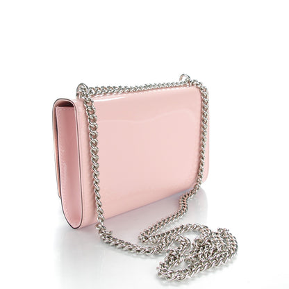 Louis Vuitton Patent Chain Louise MM Rose Ballerine 3 of 7
