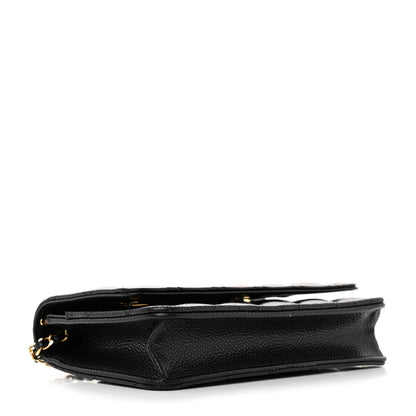Chanel Caviar Quilted Wallet on Chain WOC Black 4 of 12