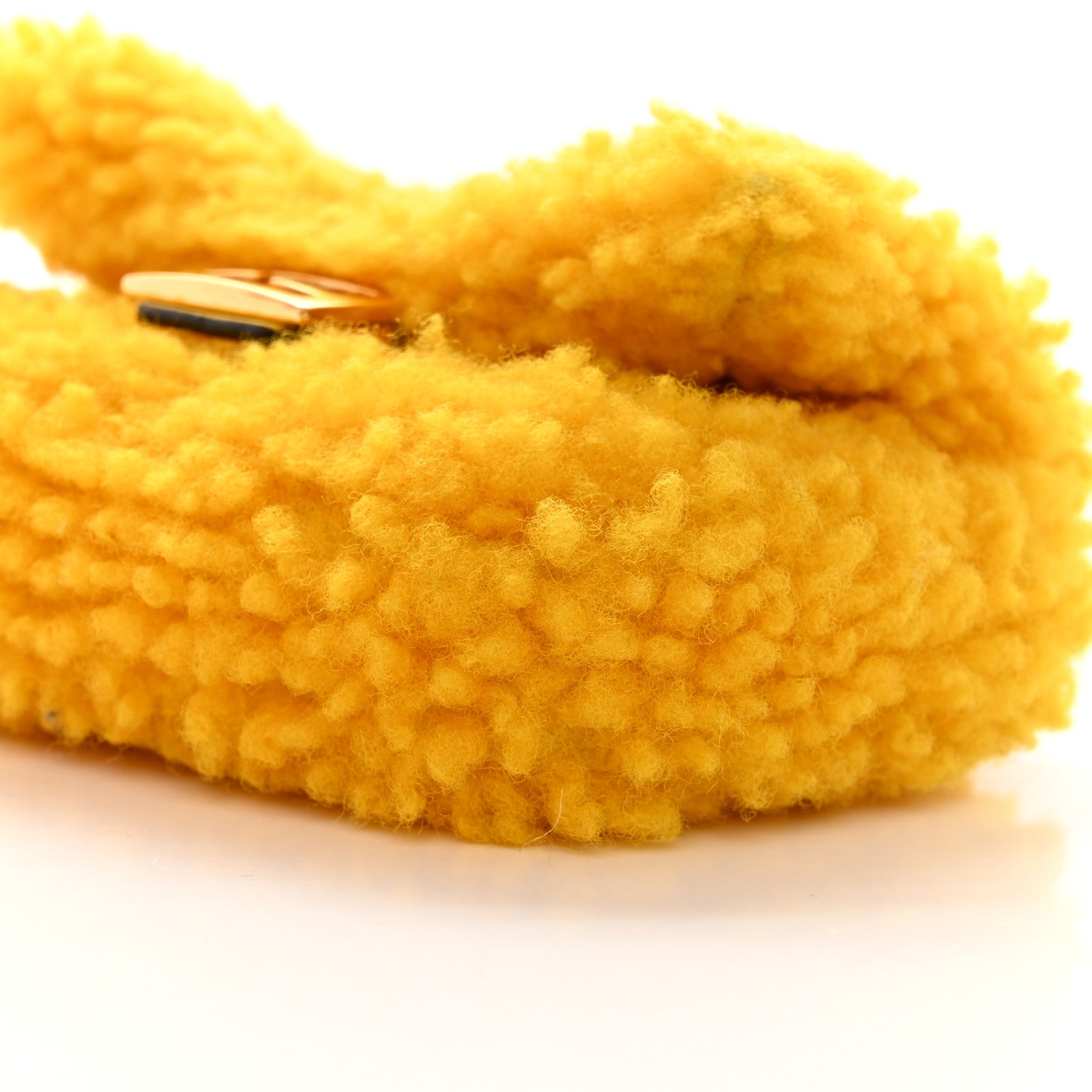 Fendi Shearling Vitello Grace Nano Baguette Charm Narciso 9 of 12