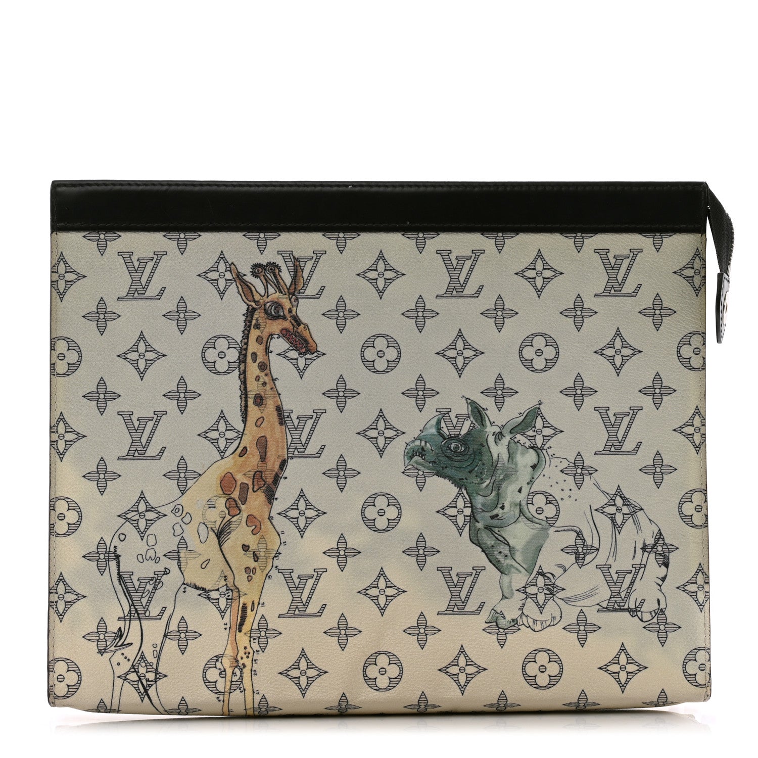 Louis Vuitton Savane Monogram Chapman Pochette Voyage GM Dune 1 of 12