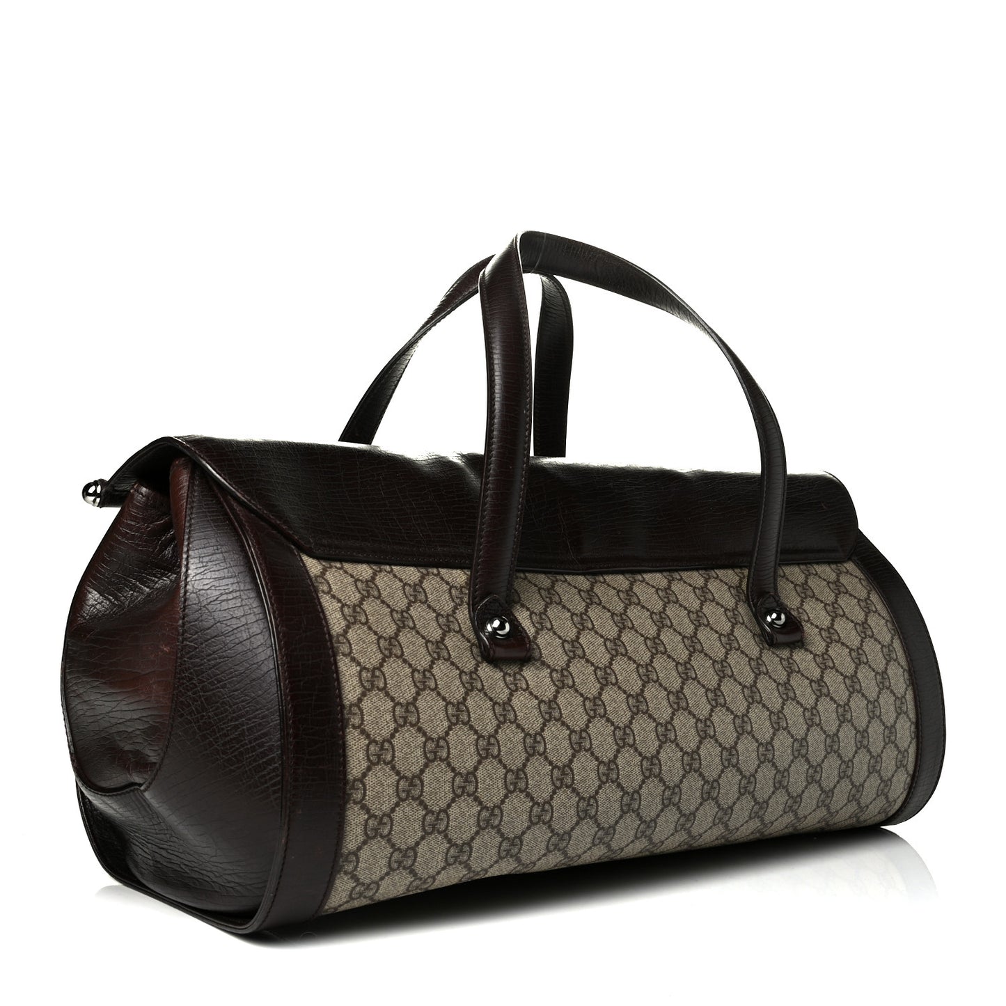 Monogram Bullet Travel Bag Dark Brown