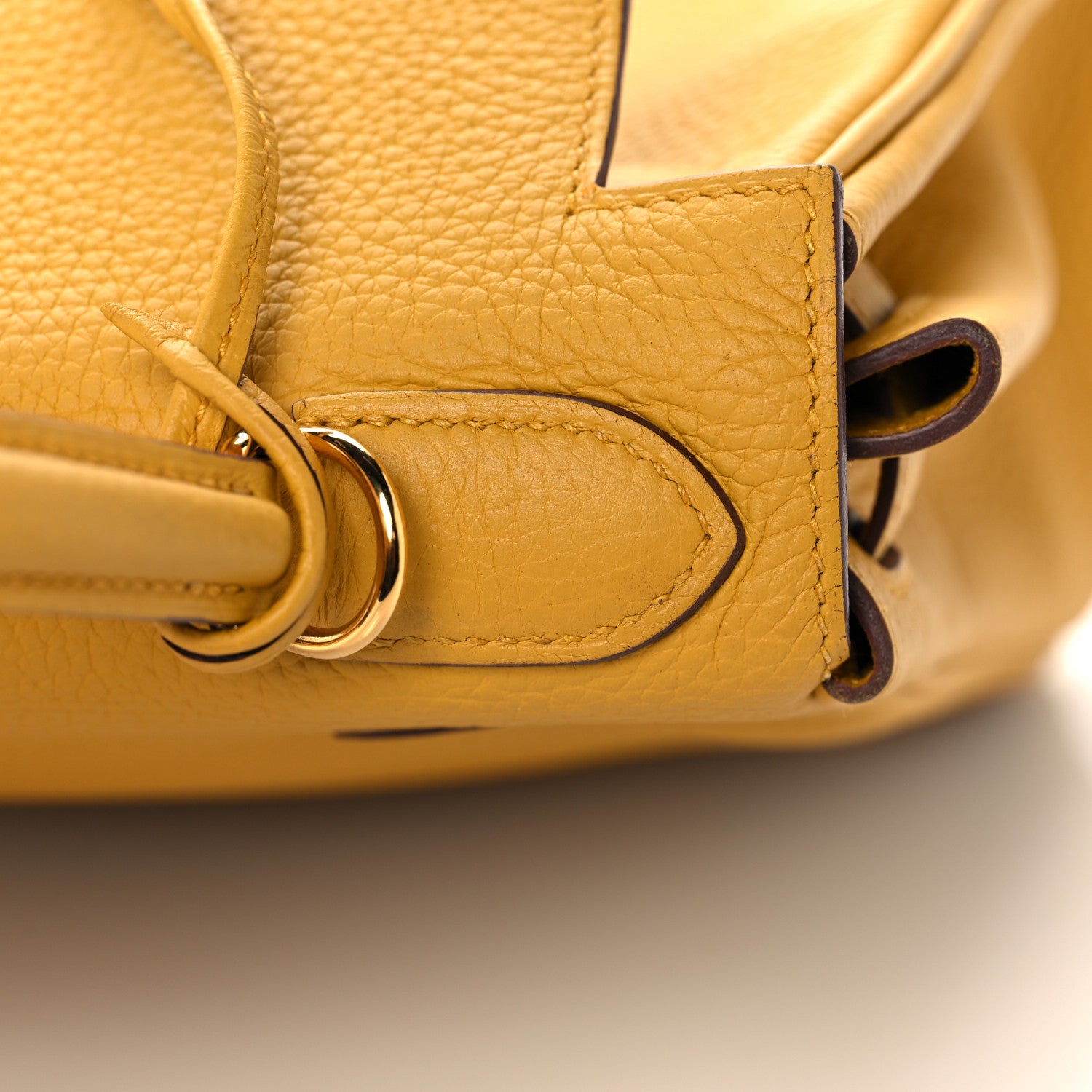 Hermes Taurillon Clemence Kelly Retourne 28 Jaune Ambre 10 of 42
