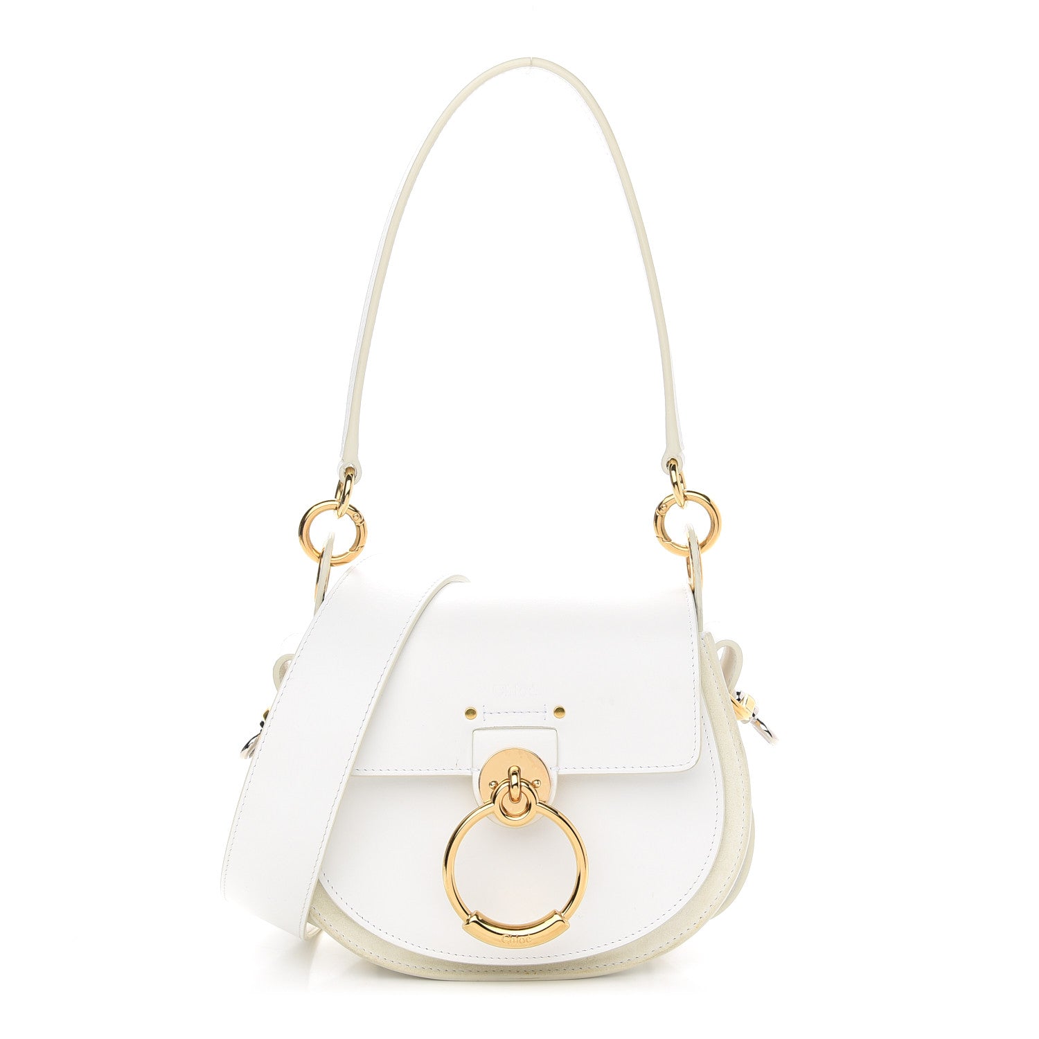 Chloe Calfskin Small Tess Bag Brilliant White 1 of 12