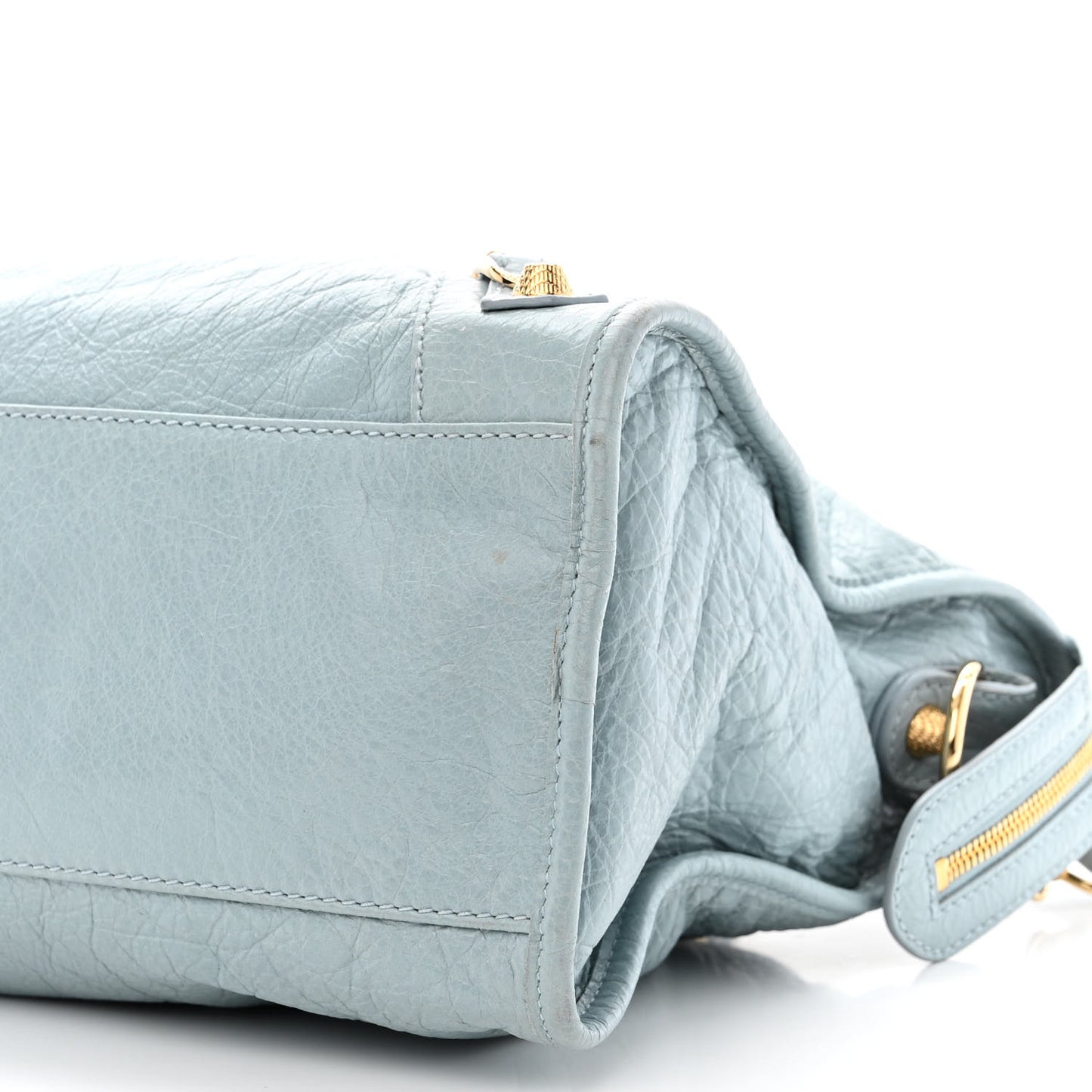 Agneau Giant 12 Gold Hardware City Bleu Opaline