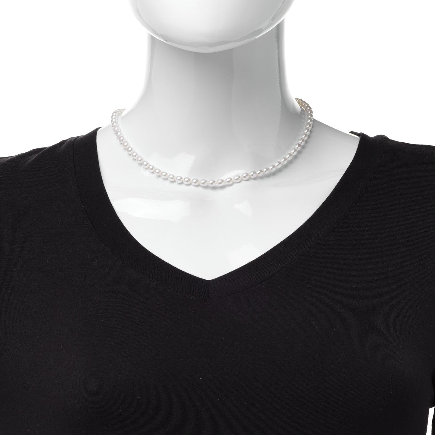 Sterling Silver Freshwater Pearl 4.5-5mm Strand Necklace