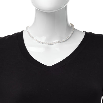 Tiffany Sterling Silver Freshwater Pearl 4.5-5mm Strand Necklace 2 of 6