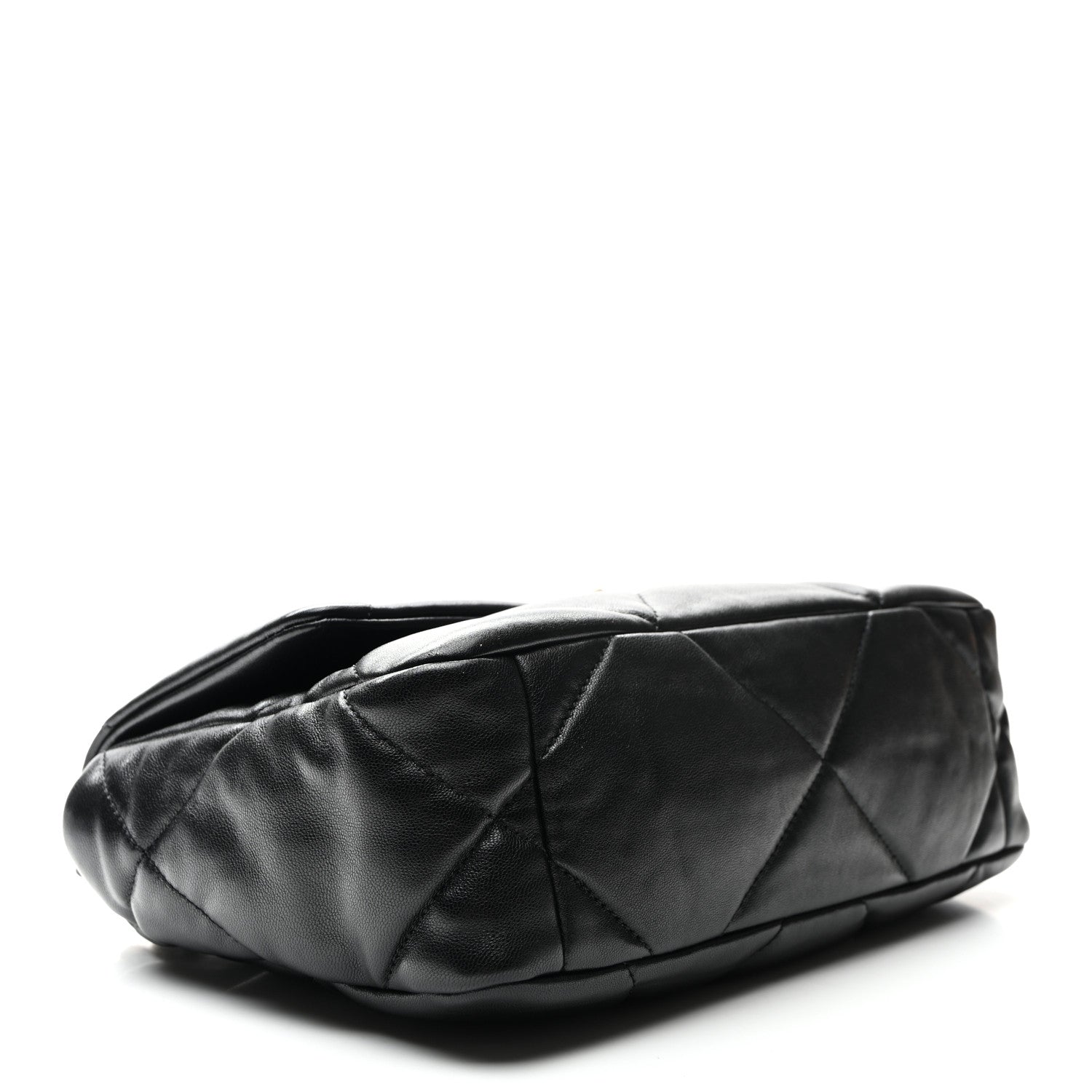 Chanel Goatskin Quilted Medium Chanel 19 Flap Black 4 of 10