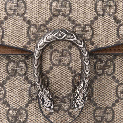 Gucci GG Supreme Monogram Super Mini Dionysus Shoulder Bag Taupe 7 of 9