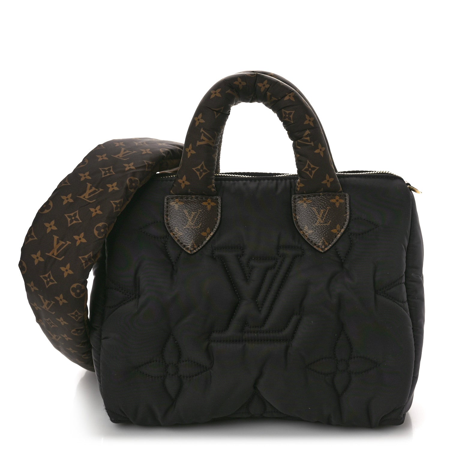 Louis Vuitton Econyl Mini Monogram Pillow Speedy Bandouliere 25 Black 1 of 9
