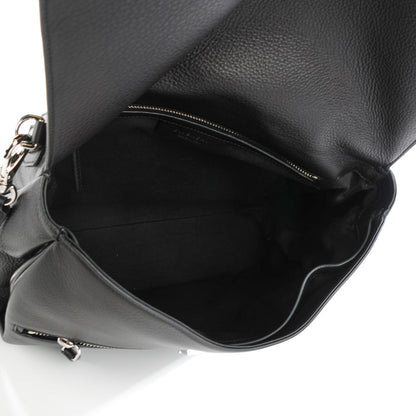 Givenchy Waxy Grained Calfskin Medium Pandora Pure Flap Bag Black 5 of 7