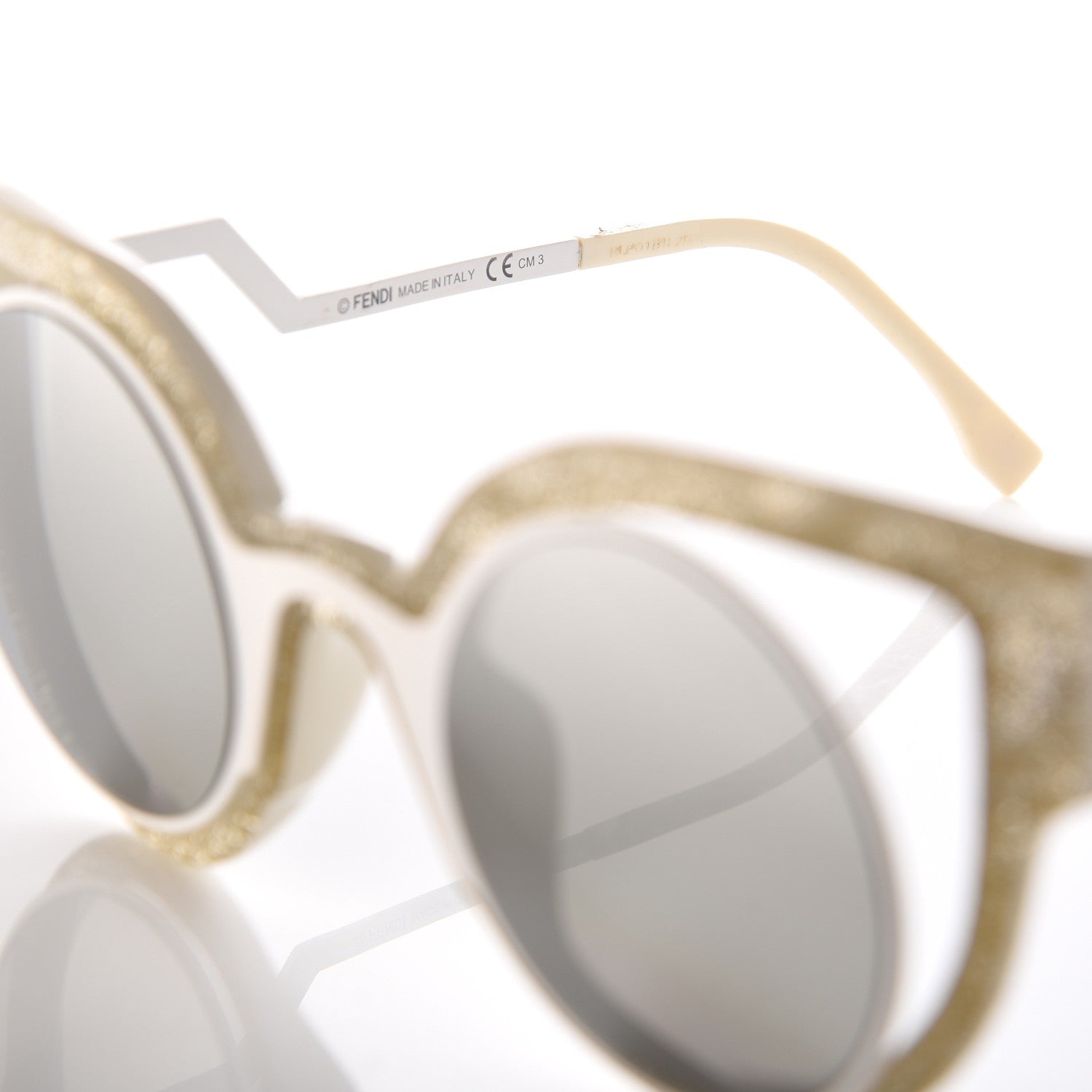 Fendi Paradeyes Sunglasses FF 0137/S White Gold 6 of 8