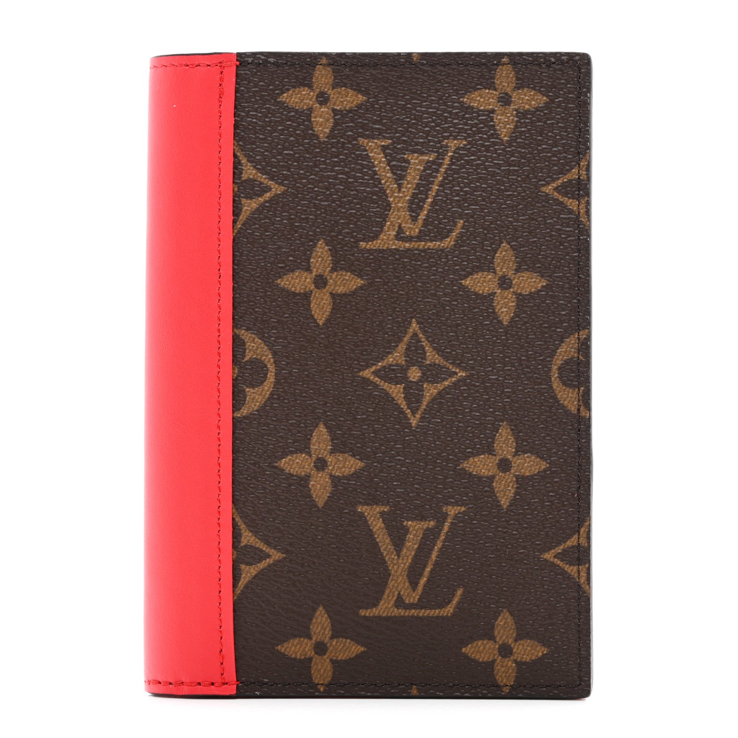 Louis Vuitton Monogram Macassar Passport Cover Sari Red 1 of 7