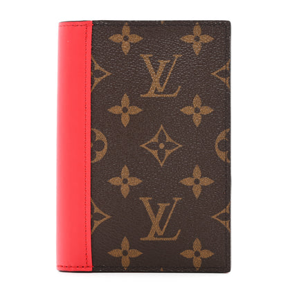 Louis Vuitton Monogram Macassar Passport Cover Sari Red 1 of 7
