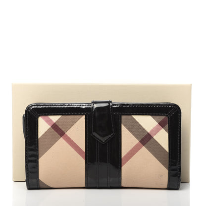 Burberry Supernova Check Constance Continental Wallet Black 11 of 11