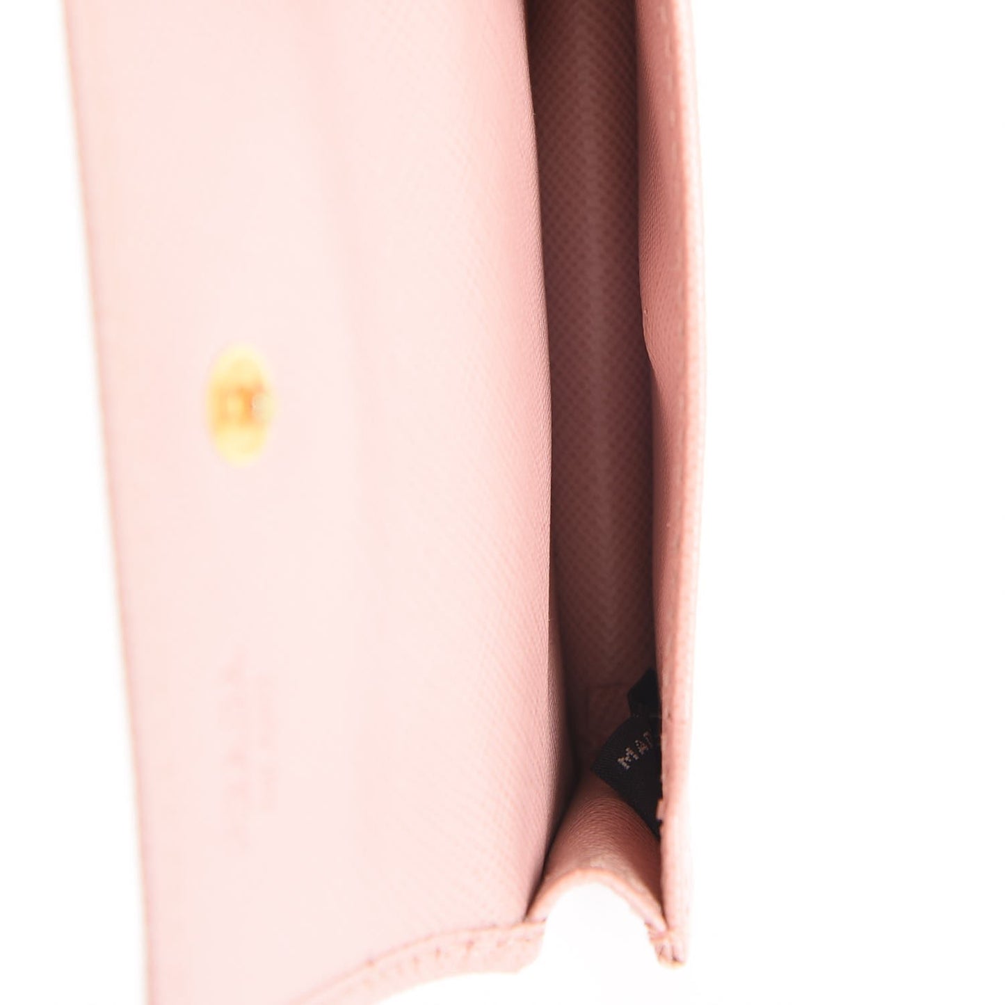 Saffiano Metal Flap Card Holder Orchidea