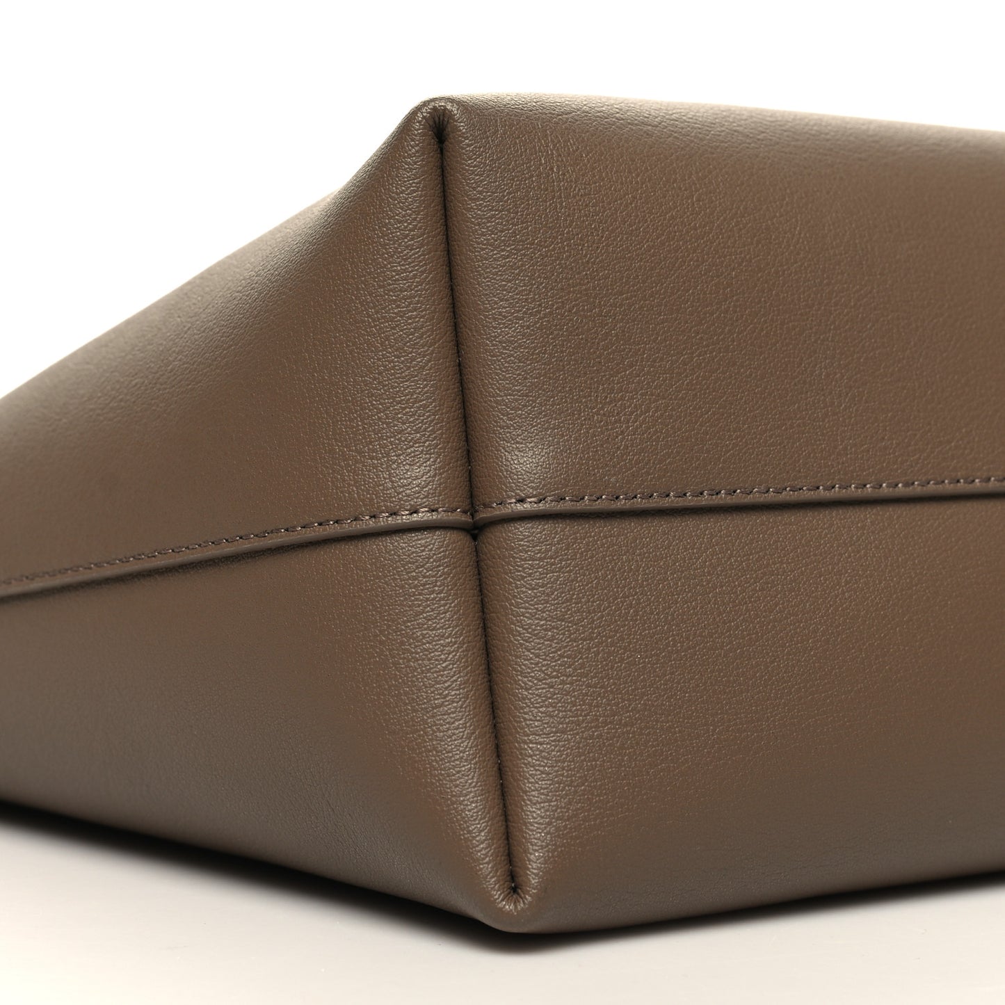 Calfskin Large Shopping Tote Taupe
