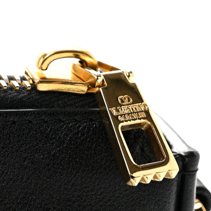 Valentino Garavani Calfskin Mini Vlogo Crossbody Bag Black 11 of 11