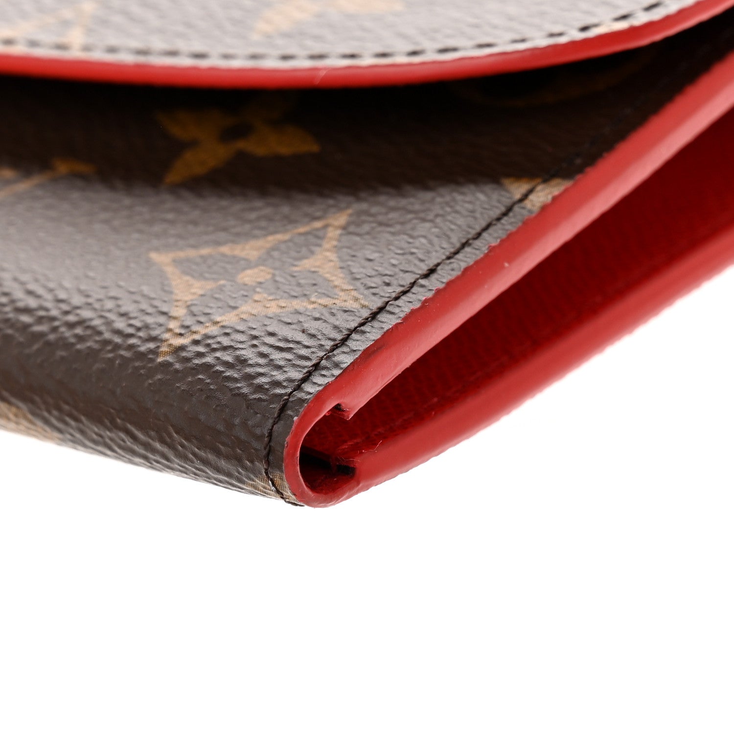 Louis Vuitton Monogram Bloom Flower Emilie Wallet Rouge 12 of 14