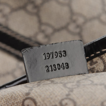 Gucci GG Plus Monogram Tattoo Heart Medium Joy Tote Dark Brown 7 of 13