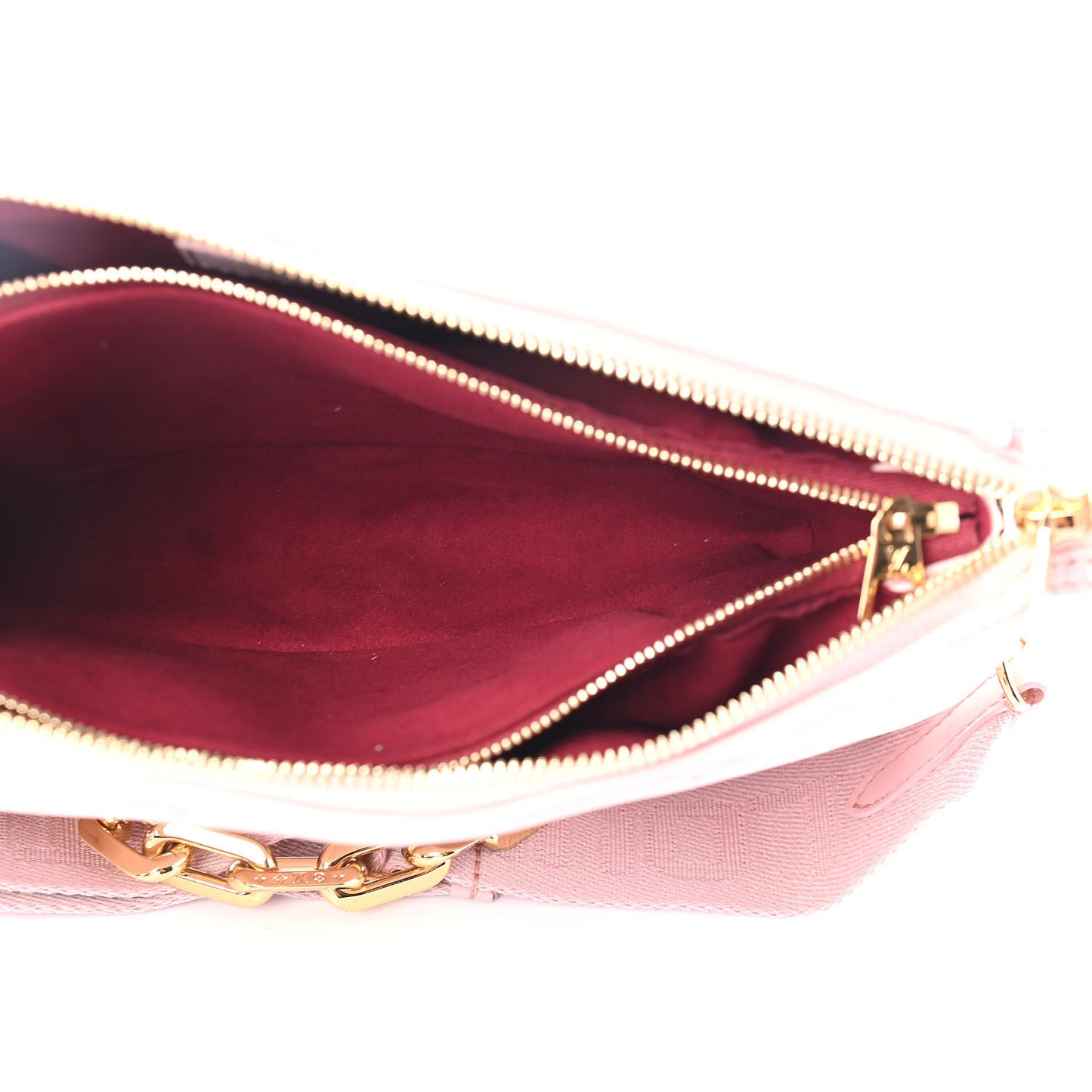 Lambskin Embossed Monogram Coussin PM Rose