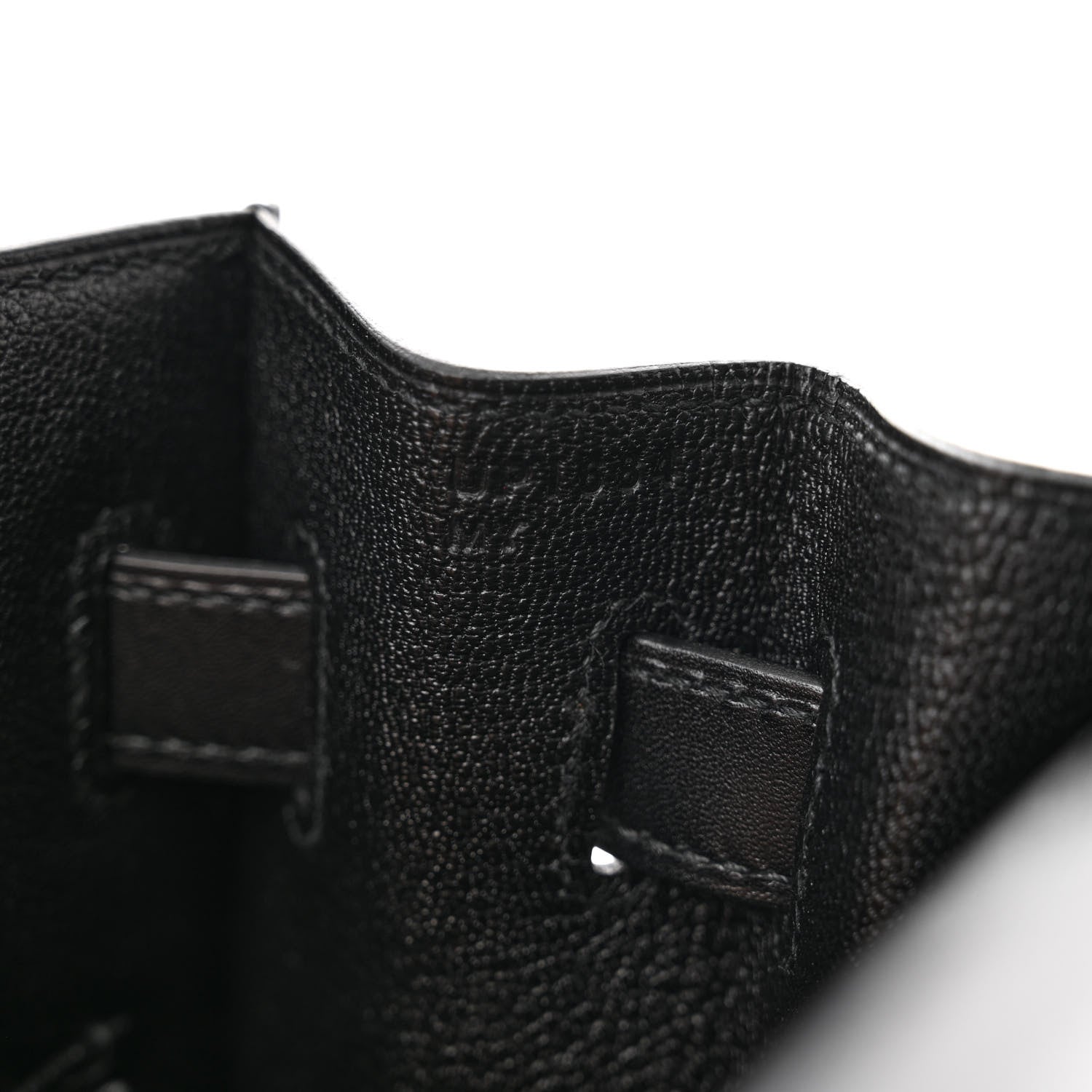 Hermes Tadelakt Kelly Sellier 32 Black 7 of 13