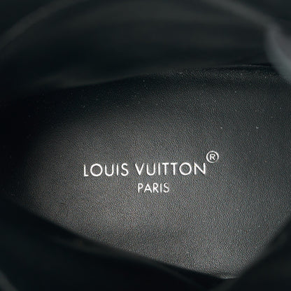 Louis Vuitton Canvas Monogram Laureate Platform Desert Boots 37 Black 7 of 9