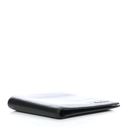 Prada Vitello Bi-Fold Wallet Black 4 of 4