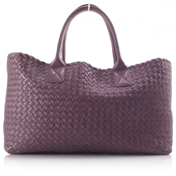 Woven Medium Cabat Tote Lilac LTD ED