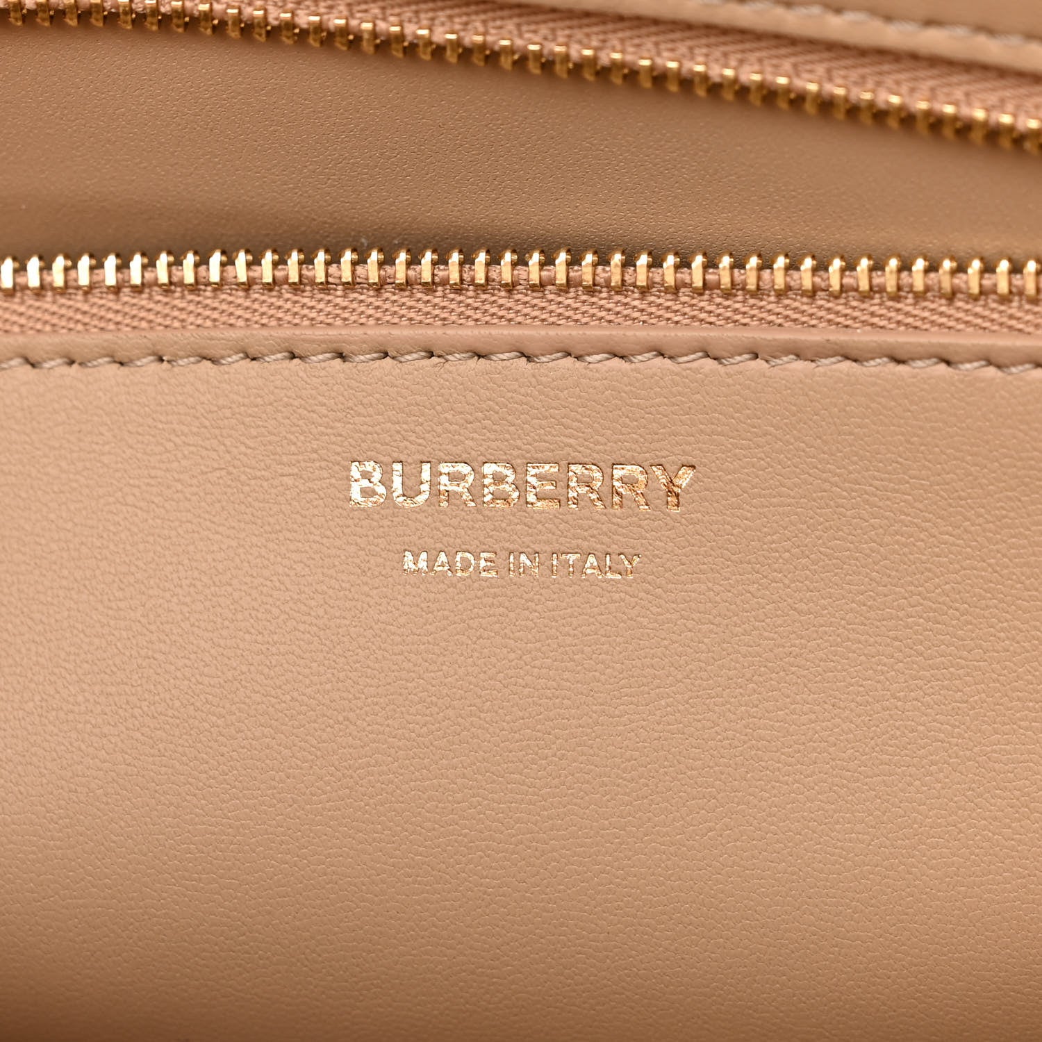 Burberry Grained Calfskin Small Frances Tote Oat Beige 6 of 10