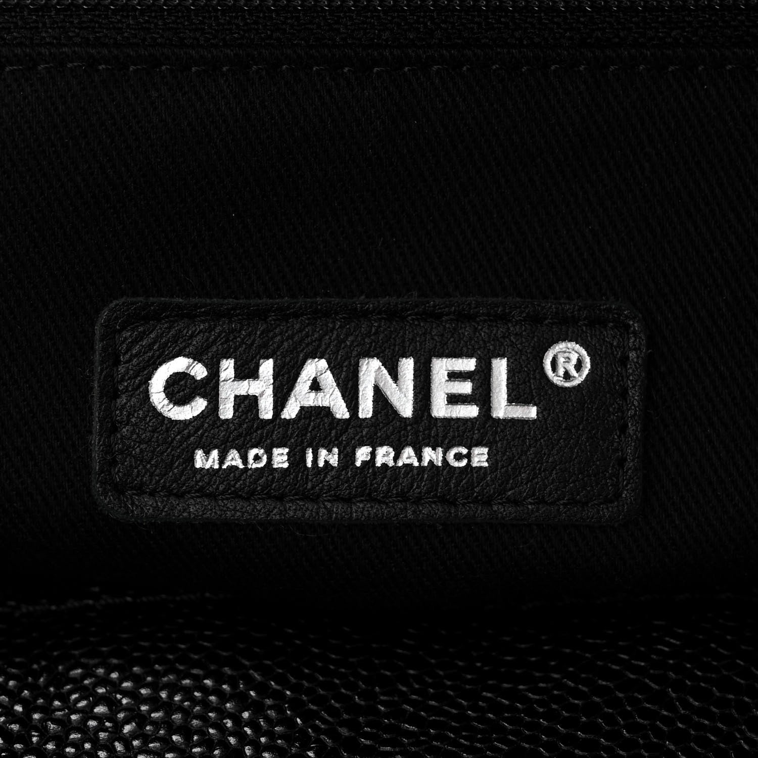 Chanel Caviar Quilted French Riviera Shoulder Bag Black 6 of 10