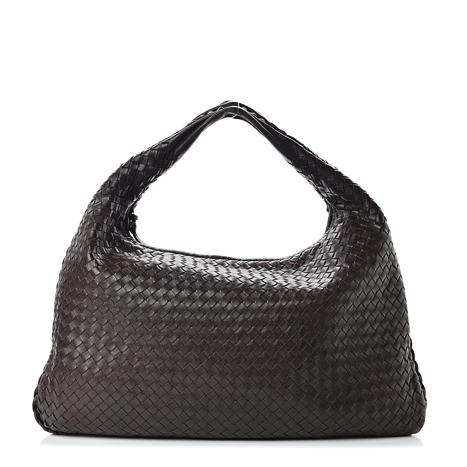 Bottega Veneta Nappa Intrecciato Large Veneta Hobo Ebano 1 of 11