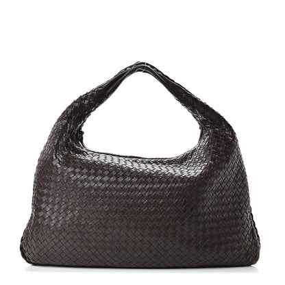 Bottega Veneta Nappa Intrecciato Large Veneta Hobo Ebano 1 of 11