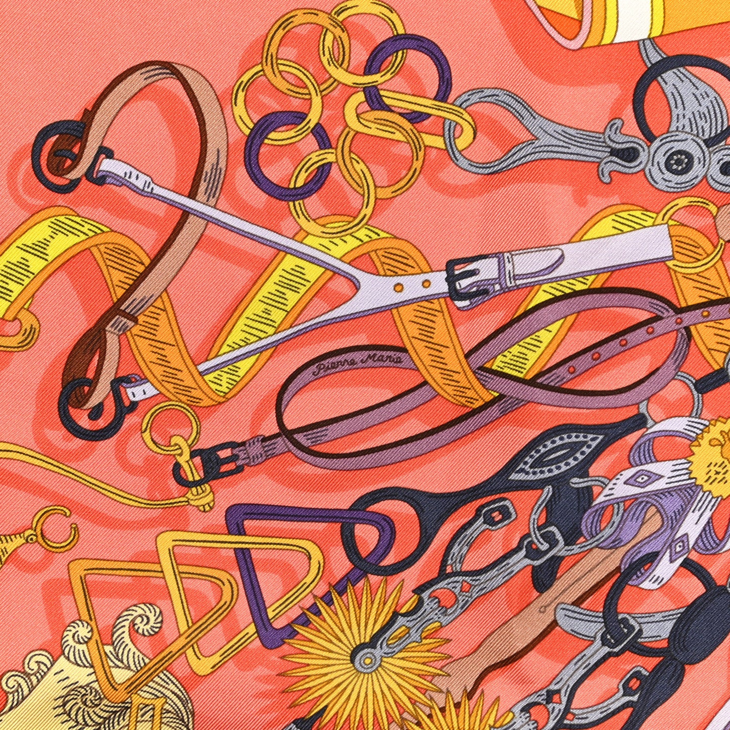 Silk Bouquets Sellier Scarf 90