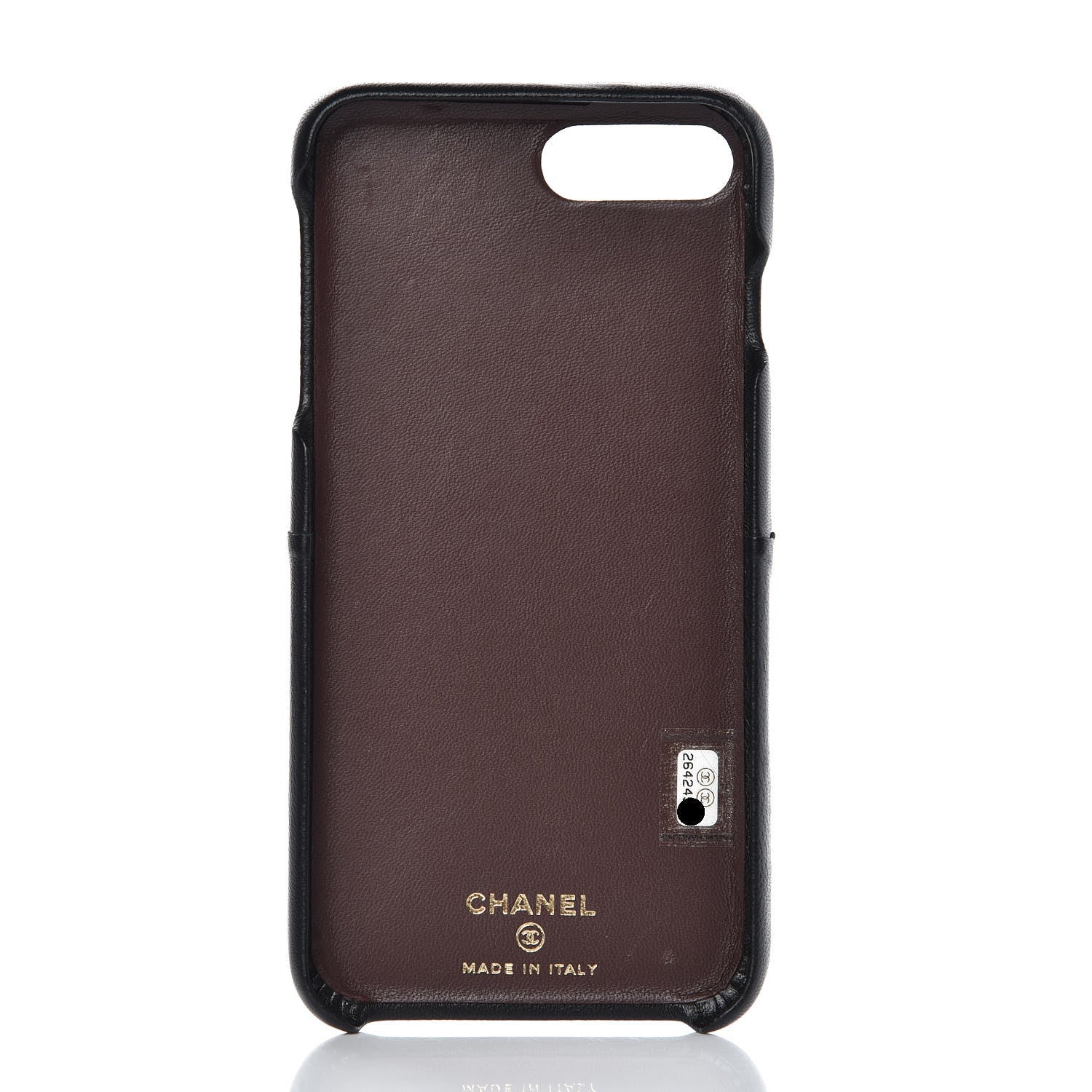 Chanel Lambskin Quilted iPhone 8 Plus Coco Tech Case Black 4 of 7